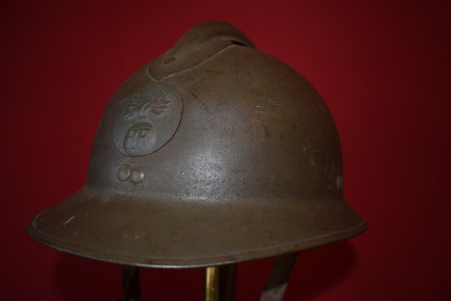 WW2 FRENCH SOLDIERS HELMET-SOLD